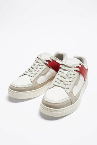 Zara Red Multi-Piece Sneakers