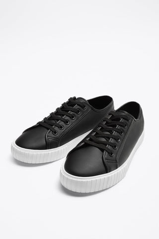 Zara Black Slim-Soles