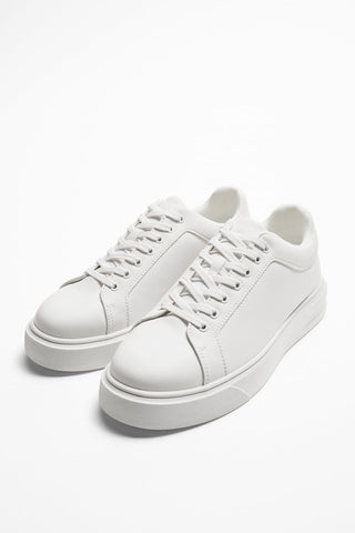 Zara Premium Lace-Up Sneakers