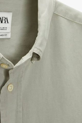Zara Lyocell Linen Shirt
