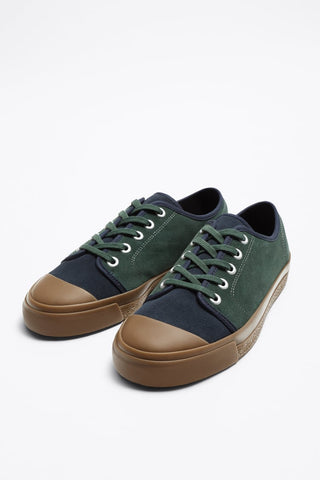 Zara Green Leather Sneakers