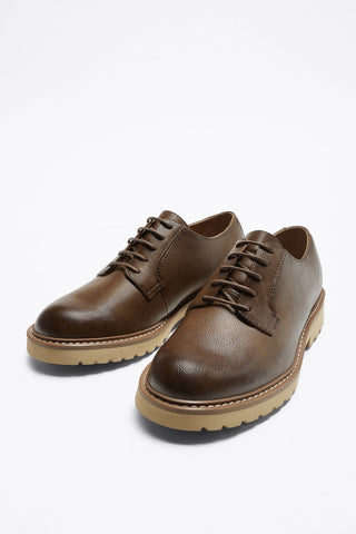 Zara Brown Leather Shoes