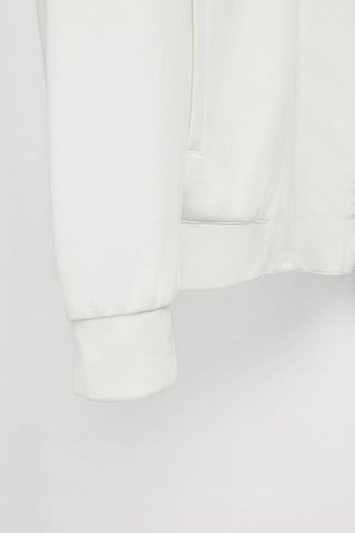 ZR Premium White Contrast Bomber