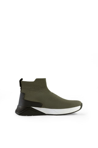 ZR Olive Green High Top Trainers