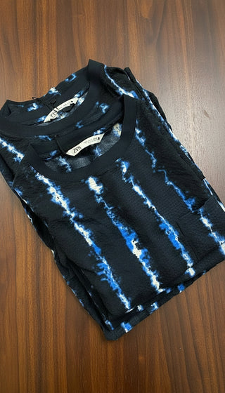 Zara Seersucker T-Shirt