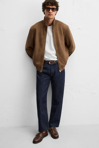 ZR Suede Leather Jacket