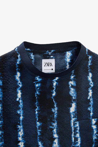 Zara Seersucker T-Shirt