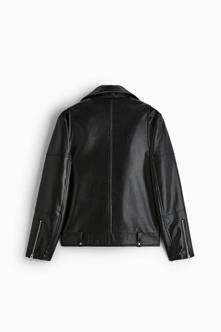 ZR Leather Biker Jacket