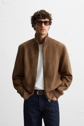 ZR Suede Leather Jacket