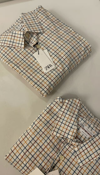 Zara Check Twill Shirt