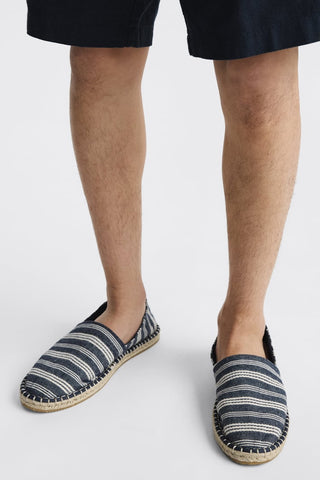 ZR Striped Blue Espadrilles