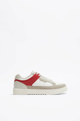 Zara Red Multi-Piece Sneakers