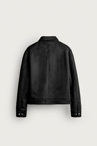 ZR Regular Fit Suede Jacket