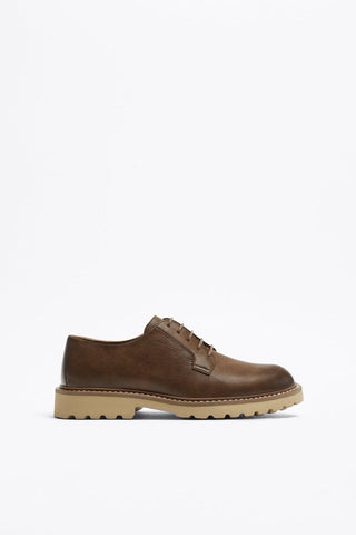 Zara Brown Leather Shoes